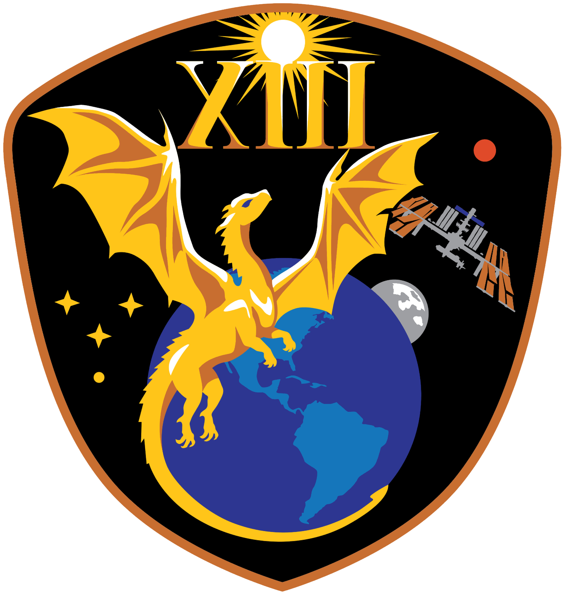 Official mission patch for NASA's SpaceX Crew-13